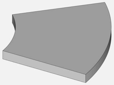 Hollow Cylinder In Plain Strain Condition Code_Aster SSLV04 image