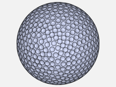 Rotating golfball image