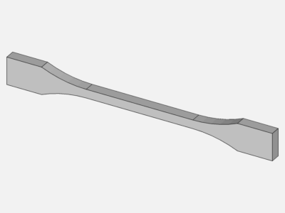 ASTM 638-03 TYPE II BABC - FEA image