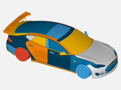 custom tesla -CFD simulation image