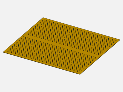 Steady State Heat Transfer on an LED PCB - Simpler image