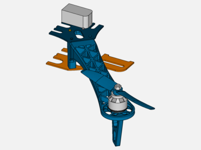 Drone stress analysis - SimScale image