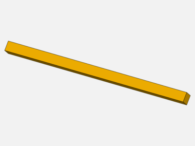 Fixed Beam under Gravitational Load Validation image