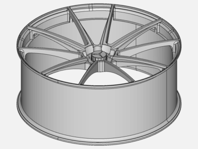 Structural Analysis of a wheel rim image