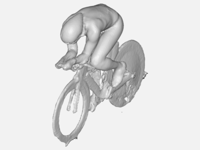 how a cyclist's body position affects image