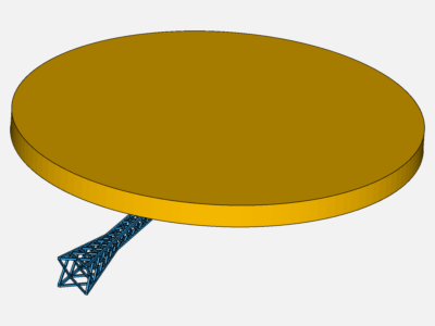 CFD simulation of the NREL 5 MW wind turbine with a lattice tower type image