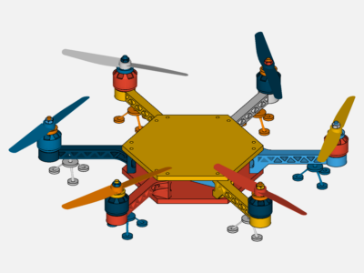 Drone payload aero image