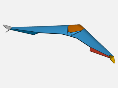 flying wing RC CFD image