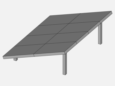 Wind on photovoltaic system on ground image