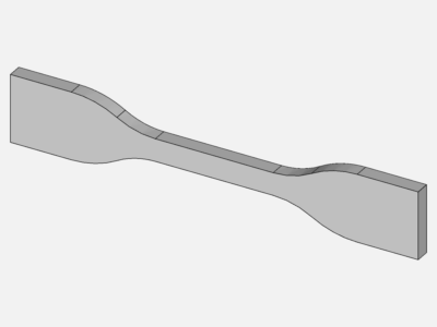 ASTM D638 03 Type IV - 4.5in - Joy Díaz - FEA image