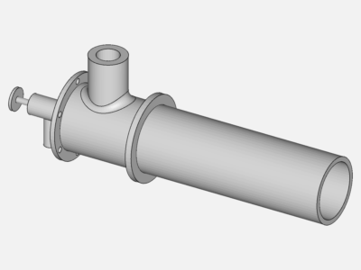 mixing two gases in two wire burner Multi-phase flow image