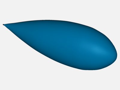 Teardrop shape image