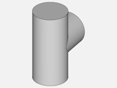 Tee 3B flow analysis image