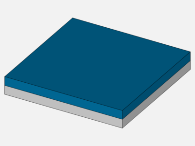 Transient thermal analysis of a window image