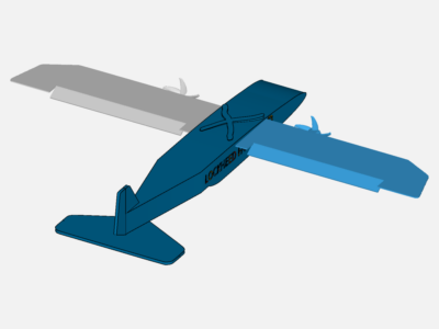 Fluid Simulation of Airplane image
