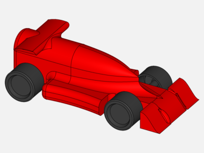 F1 car aerodynamics test image