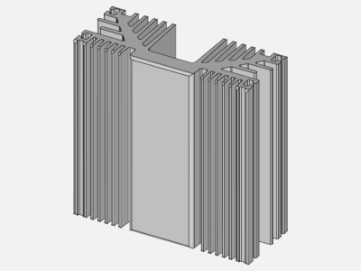 Thermal calculation on heatsink image