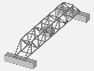 Warren Truss with Verticals and Gusset Plates image