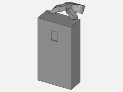 Baseline air flow cooling duct image