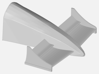 Front wing - CFD simulation image