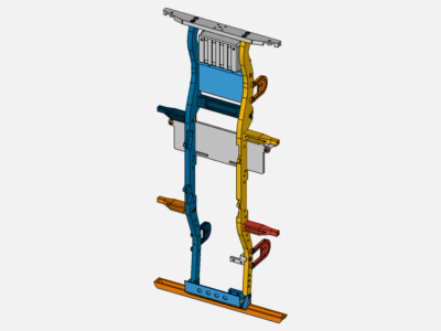 Aluminum Car Chassis FEA image