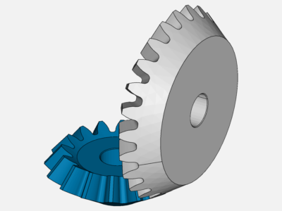 Dynamic Structural Analysis of Gears in Contact image