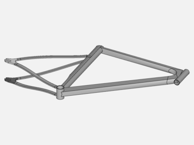 FEA analysis for bicycle frame image