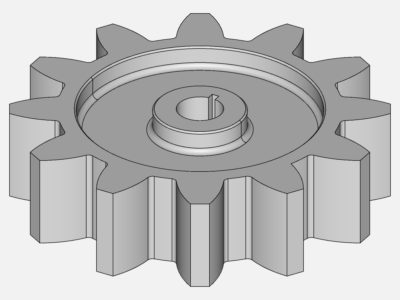 Static analysis of Spur gear image