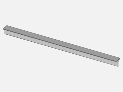 T-beam static resistance image