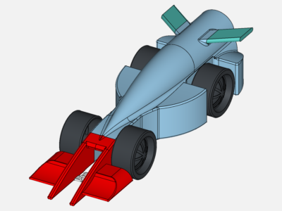 F1S car FEA test image