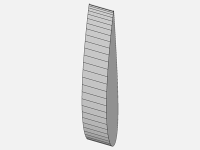 Compressible Flow around a NACA 2415 airfoil image