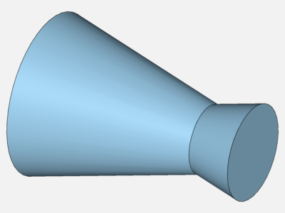 15 Degree Conical Nozzle - CFD image