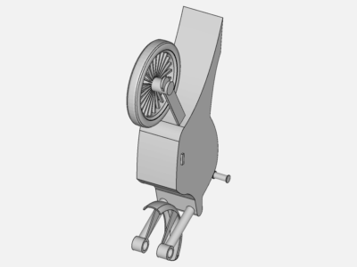 aerodynamics simulation of motorcycle image