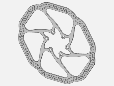 Brake Rotor - Thermal Sim image