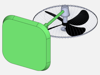 Moisture spraying FAN image