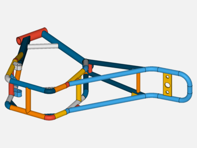 design and analysis of chassis bike image