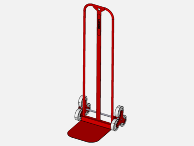 Analysis of stair climbing trolley image