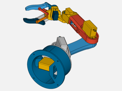 Brazo Robot FEM image