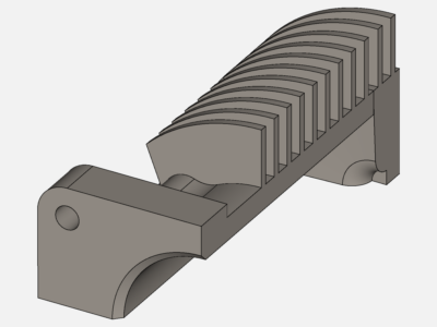 DIfference in stress between two time step bolt head image