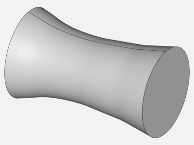 Simulation of  tube venturi on simscale image