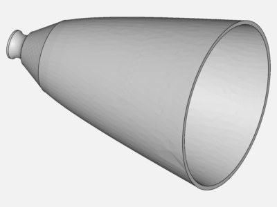 Typical Rocket Nozzle (Fluidic Simulation) image