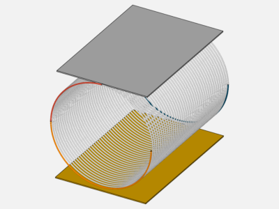 Offshore reeling hose spring -mesh trial image