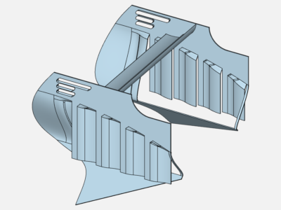 Example Formula 1 Style Wing CFD image