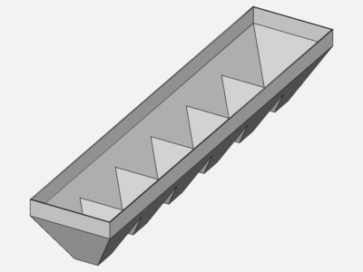 Ballast Particle Flow DEM image