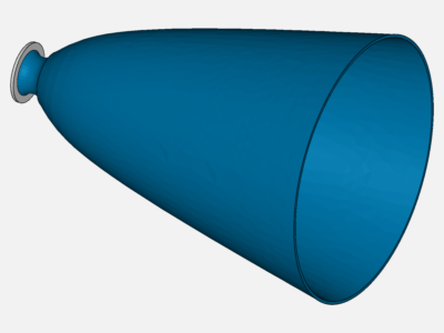 Typical Rocket Nozzle- Fluidic Analysis image