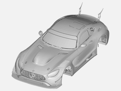 AMG GT3 wind tunnel test image