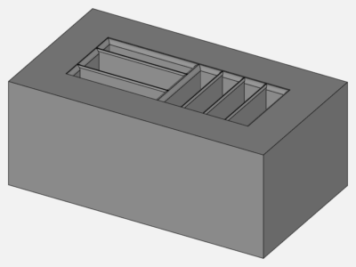 Vent duct flow simulation image