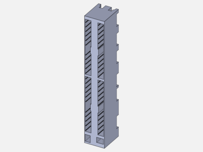 Fluent Aanalysis of a battery filled storage container image