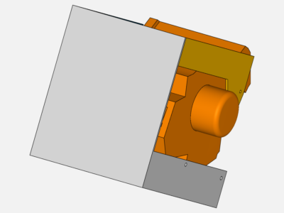 Motor Stand FEA image