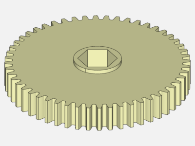 52 tooth spur gear test image